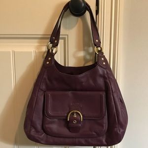 GORGEOUS Deep Burgundy Coach Bag